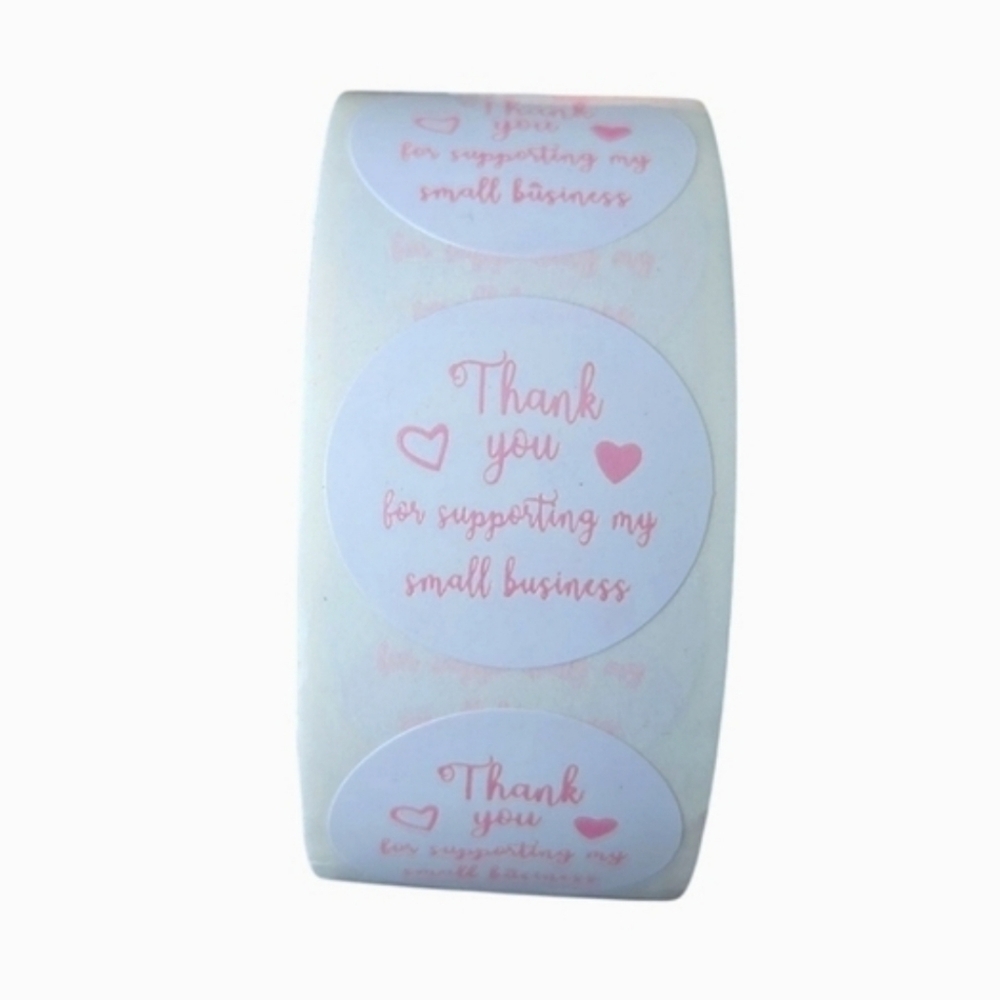 Thank You Stickers - Pick 1 Roll of 500 Pieces - Picture 5 of 6